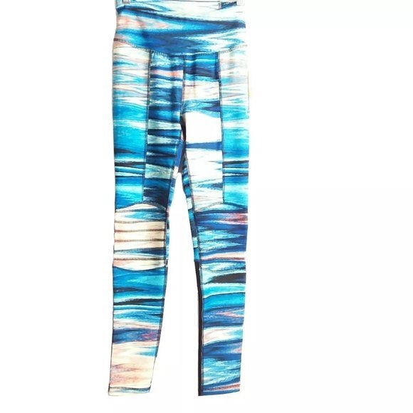 C&C California Blue Multicolor Leggings S - Picture 3 of 10